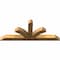 Ekena Millwork Richland Rough Sawn Timber Gable Bracket, Western Red Cedar, 84"W x 35"H x 6"D x 6"F, 10/12 Pitch GBW084X35X0606RIC00RWR - alternate 3